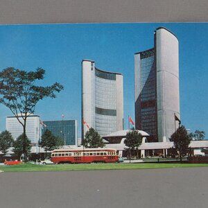 Vintage Postcard - Toronto City Hall - Dexter Press